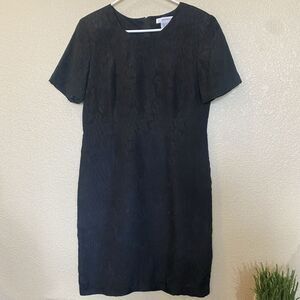 Ellen Ashley Silk Black Dress Size 8